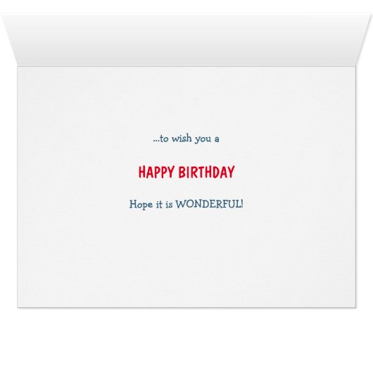 Border Collie Dog Wicker Basket Birthday Card (Binenzijde Horizontaal (Onderkant))