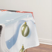 Border Collie Dog Winter Wonderland Kerstvreugde Tafelkleed (Voorbeeld)