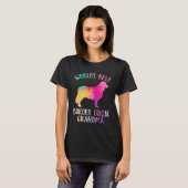 Border Collie Dog Worldu2019s Best Border Collie T-shirt (Voorkant volledig)
