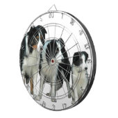 Border Collie Dogs Dartbord (Voorkant Rechts)