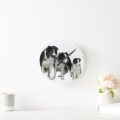 Border Collie Dogs Ronde Klok (Huis)