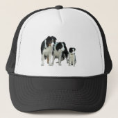 Border Collie Dogs Trucker Pet (Voorkant)