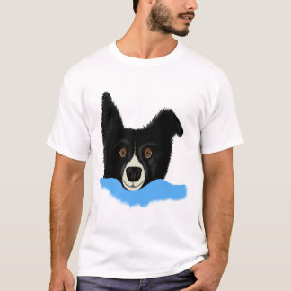 Border Collie Face T-shirt