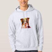 Border Collie Family Dog Hoodie (Voorkant)