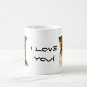 Border Collie Family Dog Personalize Text Koffiemok (Center)