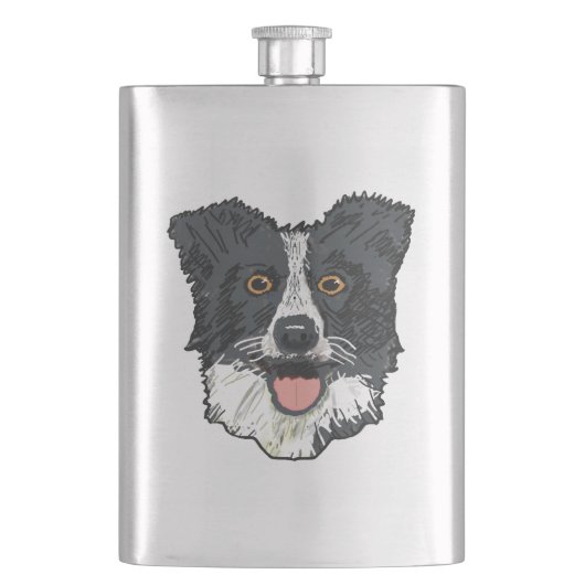 Border Collie Flacon (Voorkant)