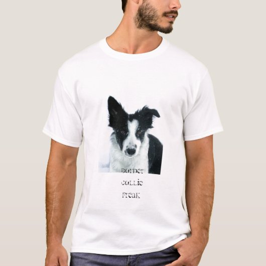 Border Collie Freak T-Shirt (Voorkant)