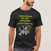 Border Collie  French Fries T-shirt (Voorkant)