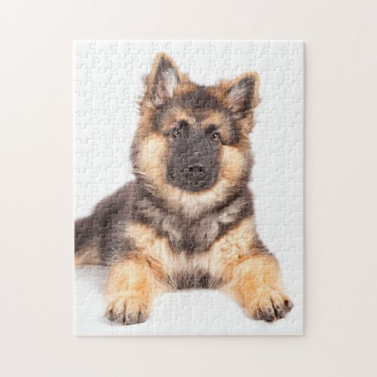 Border Collie German Shepherd Mix Legpuzzel (Verticaal)
