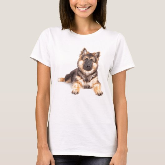Border Collie German Shepherd Mix T-shirt (Voorkant)