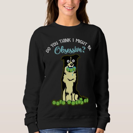 Border Collie Gift Idee voor grappige Dog Owner Trui (Voorkant)