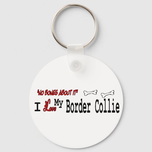 Border Collie Gifts Sleutelhanger (Voorkant)