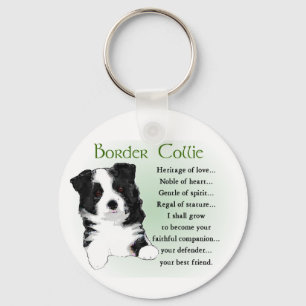 Border Collie Gifts Sleutelhanger
