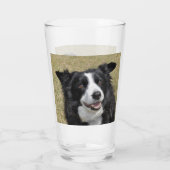 Border Collie Glas (Achterkant)