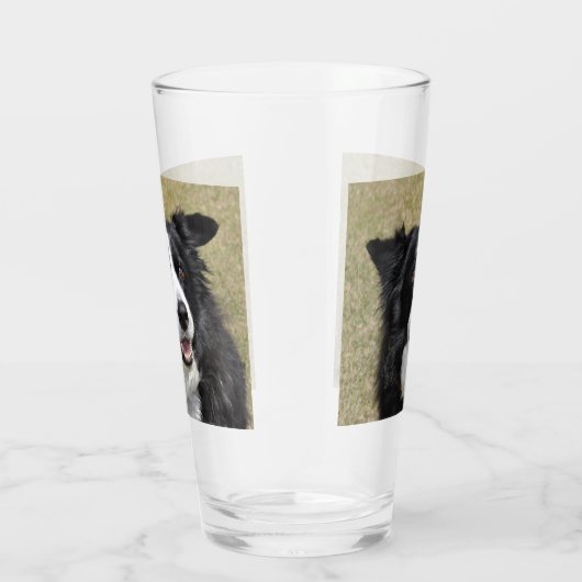 Border Collie Glas (Rechts)