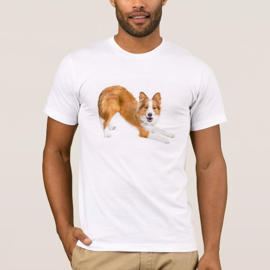 Border Collie Golden Red~T-shirt T-shirt (Voorkant)