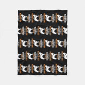 Border Collie Grandma Gifts Collie Hondenliefhebbe Fleece Deken (Voorkant)