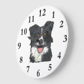 Border Collie Grote Klok (Hoek)