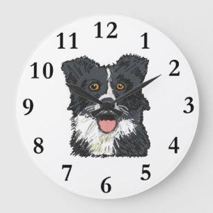 Border Collie Grote Klok