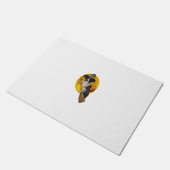 Border Collie Halloween Costume Shirt Mannen Women Deurmat (Schuin)