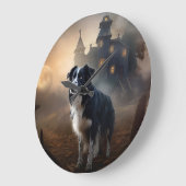 Border Collie Halloween eng Grote Klok (Hoek)