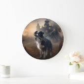 Border Collie Halloween eng Grote Klok (Huis)
