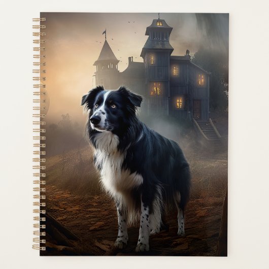 Border Collie Halloween eng Planner (Voorkant)