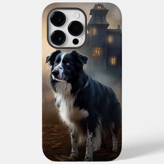 Border Collie Halloween Griezelen Case-Mate iPhone Case (Achterkant)