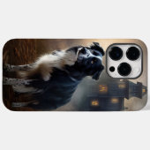 Border Collie Halloween Griezelen Case-Mate iPhone Case (Achterkant (horizontaal))