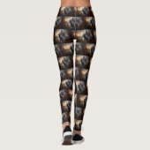Border Collie Halloween Griezelen Leggings (Achterkant)