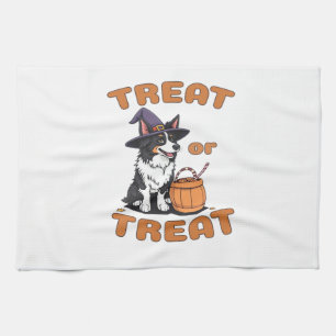 Border Collie Halloween honden kostuum �Trick or T Theedoek
