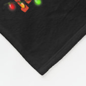 Border Collie Halloween Kersthond Happy Hallot Fleece Deken (Hoek)