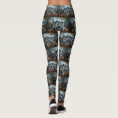 Border Collie Halloween Night Doggy Delight Leggings (Achterkant)