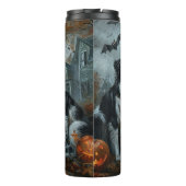 Border Collie Halloween Night Doggy Delight Thermosbeker (Achterkant)