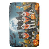 Border Collie Halloween Spooky Badmat (Voorkant Verticaal)