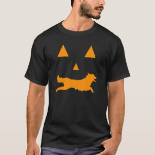Border Collie Halloween Spooky Face Dog Classic T-shirt