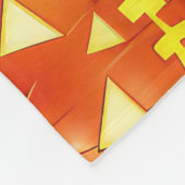 Border Collie Halloween Spooky Fleece Deken (Hoek)