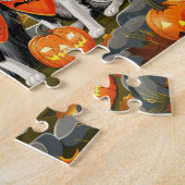 Border Collie Halloween Spooky Legpuzzel (Zijkant)