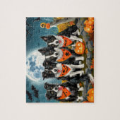 Border Collie Halloween Spooky Legpuzzel (Verticaal)