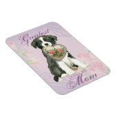 Border Collie Heart mama Magneet (Rechterzijde)
