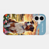 Border Collie Herdershond iPhone 16 Hoesje (Achterkant horizontaal)