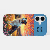 Border Collie Herdershond iPhone 16 Hoesje (Achterkant horizontaal)