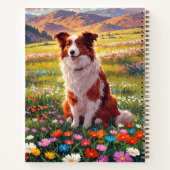Border Collie Herdershond Notitieboek (Achterkant)