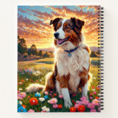 Border Collie Herdershond Notitieboek (Achterkant)