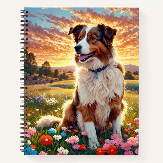 Border Collie Herdershond Notitieboek (Voorkant)