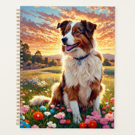 Border Collie Herdershond Planner (Voorkant)