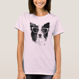 Border Collie Hipster T-shirt