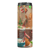 Border Collie Holiday Baking: Feestelijke Kerst Thermosbeker (Achterkant)