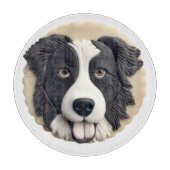Border Collie Hond 3D Geïnspireerd Snijplank (Voorkant)