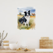 Border Collie - Hond Art Print (Keuken)